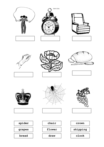 Initial consonant clusters handout | Teaching Resources