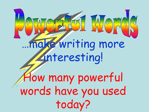 powerful-words-lists-teaching-resources