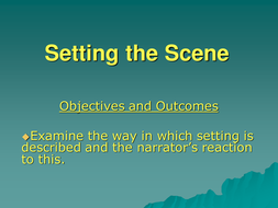 How I Live Now Setting The Scene Teaching Resources