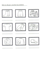 La Ropa Worksheet Tes - worksheet