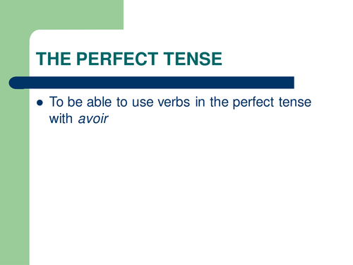 perfect-tense-with-avoir-teaching-resources