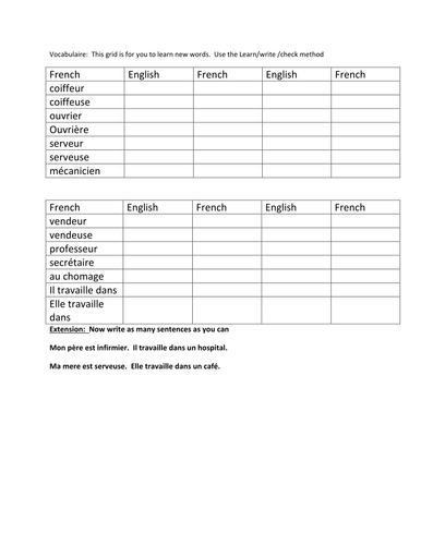 learning-french-vocab-teaching-resources