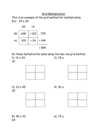 2x2 Grid Multiplication by mrbuckton4maths | Teaching Resources