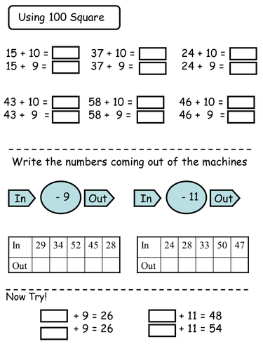 Adding/subtracting 9/19 | Teaching Resources