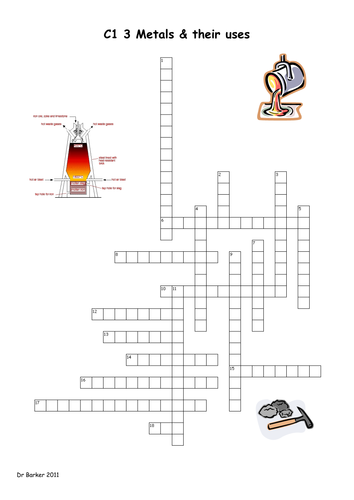 Chemistry crosswords Teaching Resources