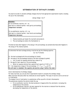 Calculating enthalpy changes | Teaching Resources