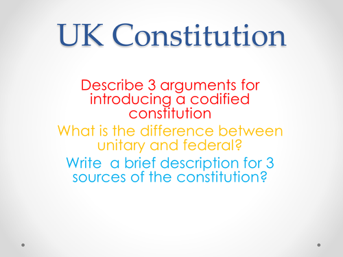 uk constitution essay plans