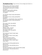 Rainforest Readers Theater Script Resources Teaching Resources We need rainforests because all those trees and plants produce the _ part of the oxygen that we need to breathe. tes