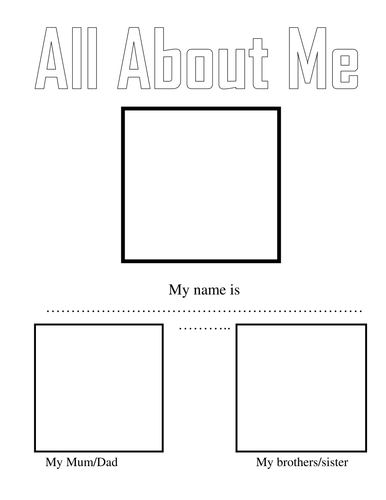 All About Me....Transfer day | Teaching Resources