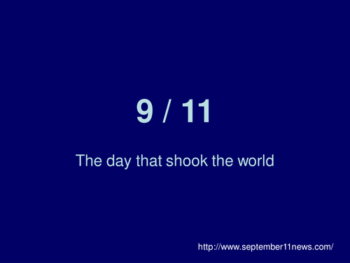 remembering 9 11 powerpoint