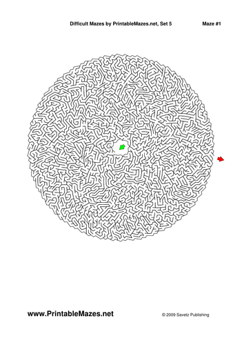 mazes difficult teaching resources