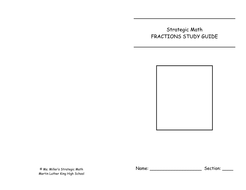 Fraction Study Guide | Teaching Resources