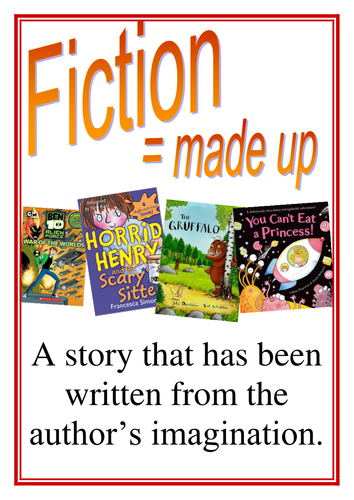 Fiction / Non-fiction posters | Teaching Resources