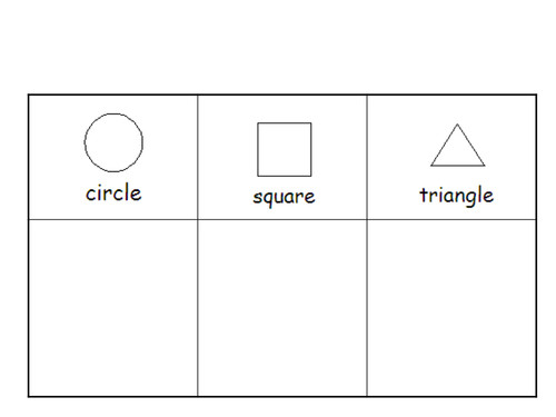 Shape Handouts | Teaching Resources