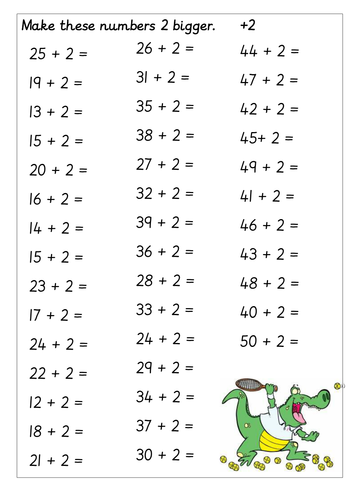 Number - Add on 2 | Teaching Resources