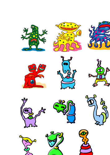 Alien Themed Sorting | Teaching Resources