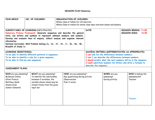 problem solving lesson plan grade 5