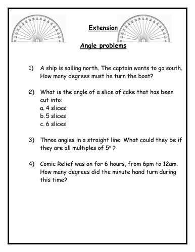 Angles - 4th Grade | Teaching Resources