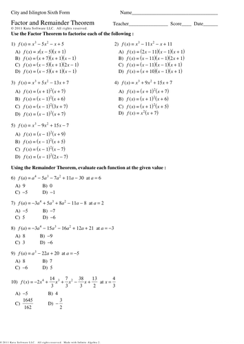 Multichoice handouts B | Teaching Resources