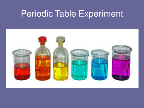 experiment periodic table