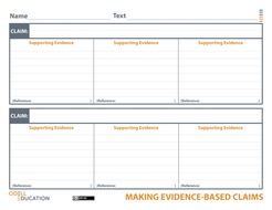 Evidence Based Claims #3: worksheets | Teaching Resources