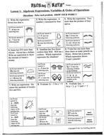 Faceing Math Printable Worksheets