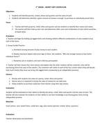 Money Unit Lesson Plan - 1st Grade | Teaching Resources