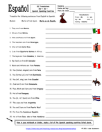 Spanish Ser With Spanish Speaking Country Origin Translations