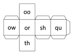 Phonic dice nets | Teaching Resources