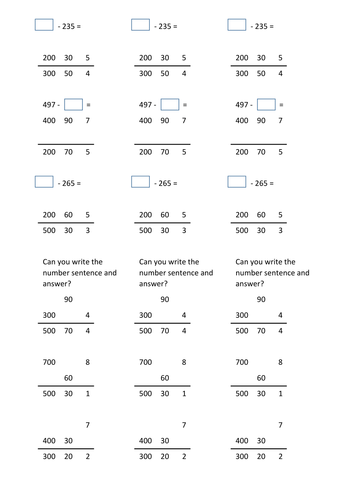 Missing Numbers - Box problems Yr3 | Teaching Resources