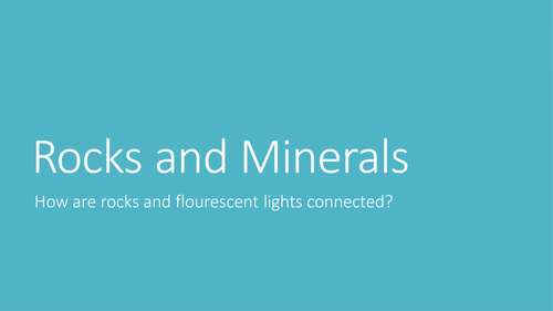 Rocks and Minerals | Teaching Resources