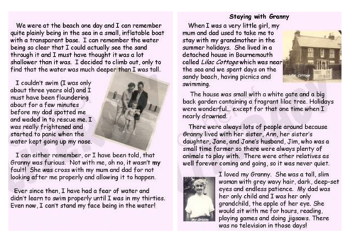 RECOUNTS week 1,2,3 | Teaching Resources