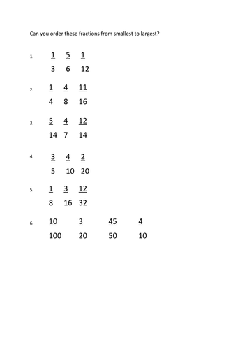 ordering-non-equivalent-fractions-year-4-teaching-resources