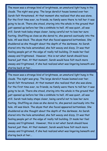 Suspense and Mystery Example KS2 | Teaching Resources