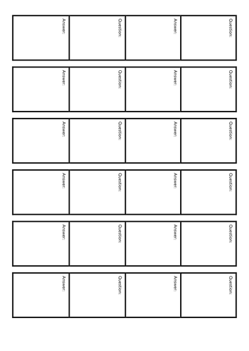 Dominoes Template | Teaching Resources