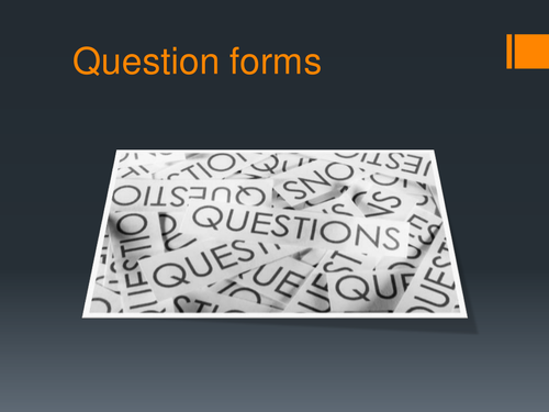 Question forms revision | Teaching Resources