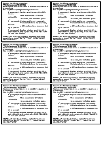 Christian attitudes towards abortion. LESSON 5 | Teaching Resources