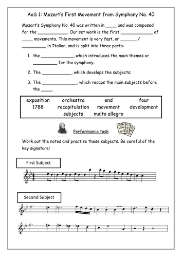 Mozart Lesson Pack by emma_watson225 - Teaching Resources - TES