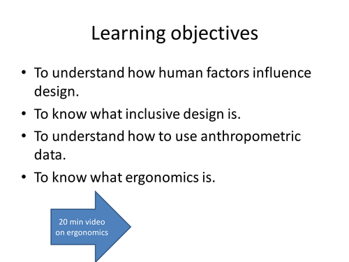 Human Factors Theory Teaching Resources