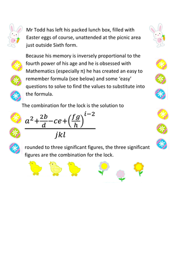 C1 & C2 Easter egg revision hunt | Teaching Resources