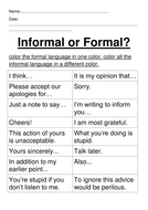 Formal informal email kalıpları