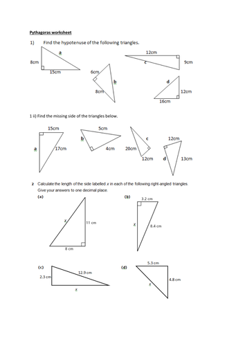 Pythagoras lesson | Teaching Resources