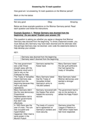 Life in Nazi Germany 16 mark Question Revision | Teaching Resources