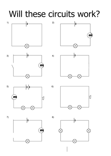 Will the circuit work? | Teaching Resources