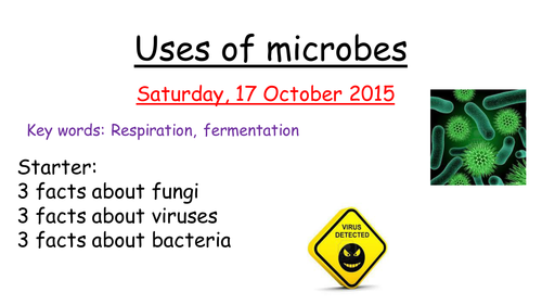Uses of microbes | Teaching Resources