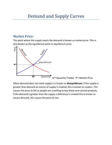 Economics worksheets | Teaching Resources