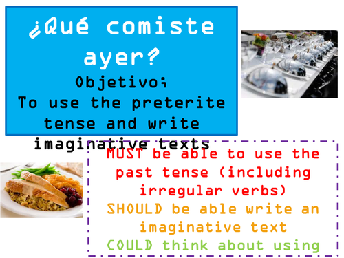 Que comiste | Teaching Resources