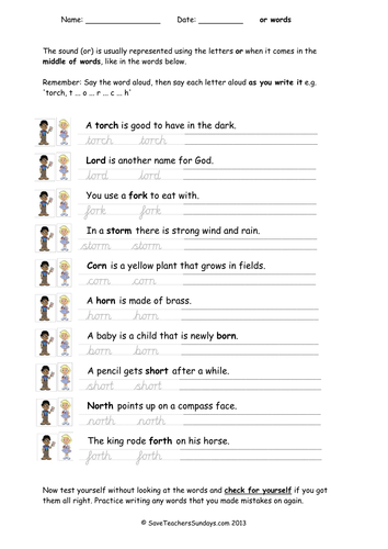 year 4 spellings words lists new 2014 curriculum
