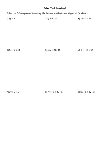 linear equations homework 1