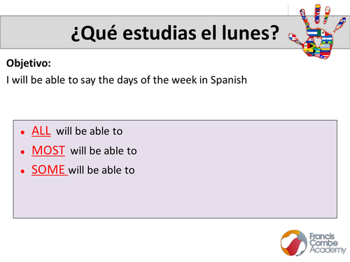 In School - KS3 Spanish Mira 1 Unit 2 | Teaching Resources
